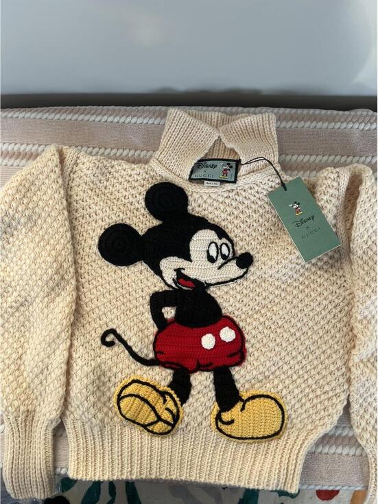 Gucci Sweaters - Gucci Mickey Mouse Disney Embroidered Sweater Sz XXS NEW!!! RARE!!!